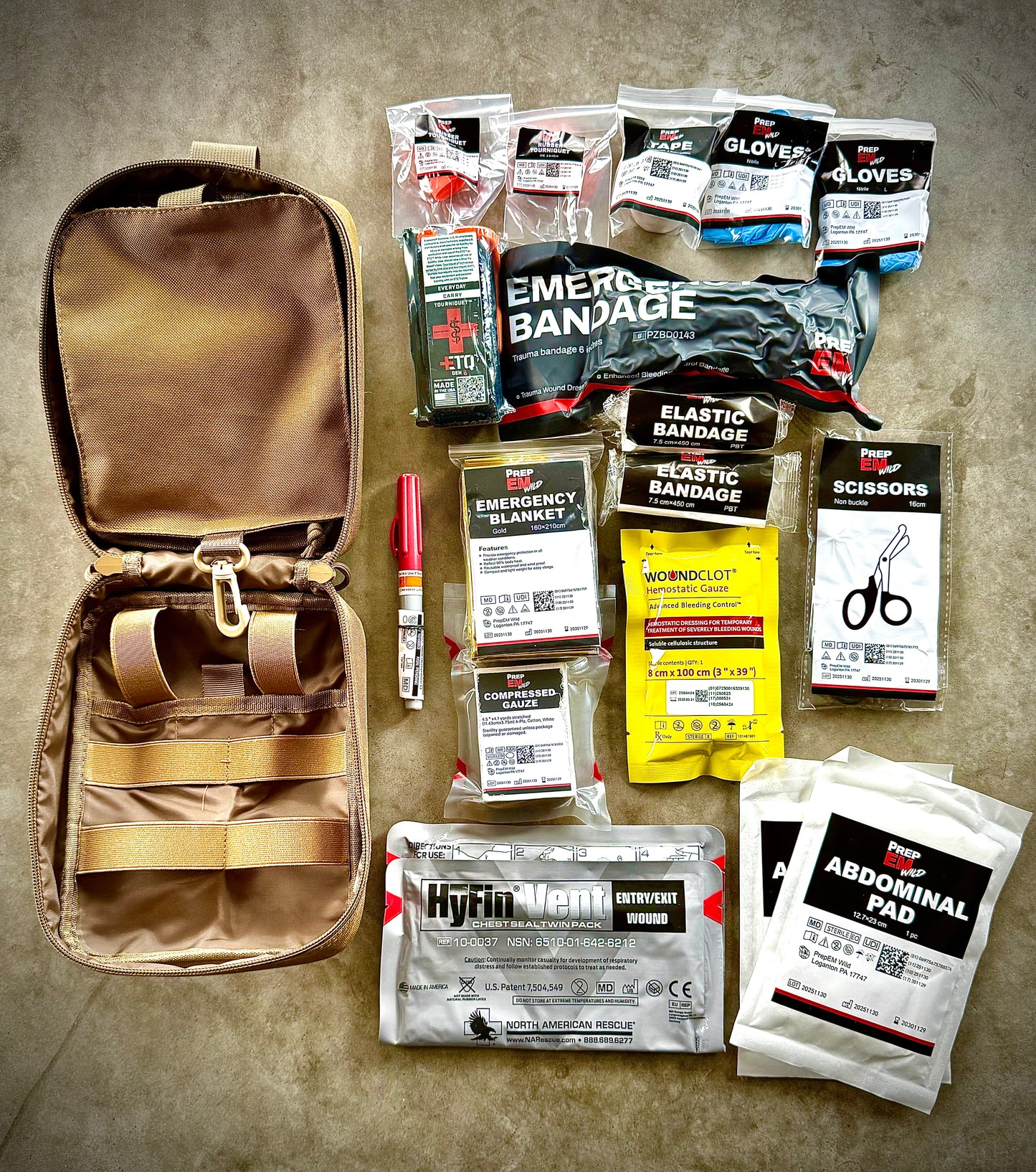 PrepEM Wild Hemorrhage Kit | Advanced Trauma & Bleeding Control